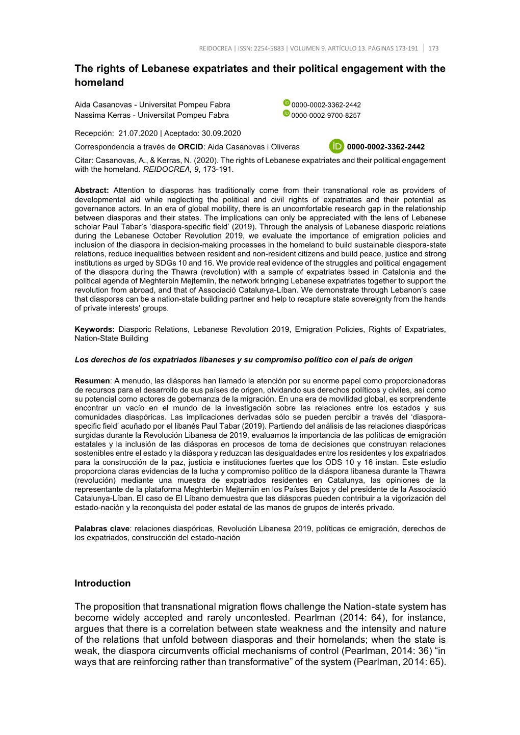 The Rights of Lebanese Expatriates and Their Political Engagement with the Homeland