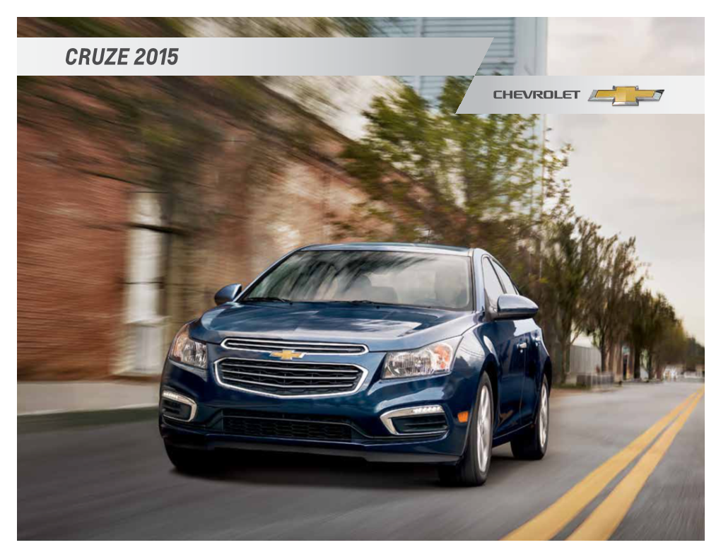 Cruze 2015 Sized to Fit Your Life