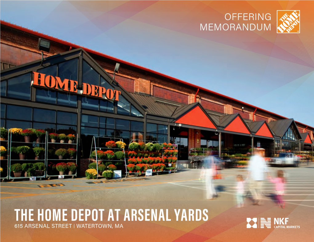 The Home Depot at Arsenal Yards 615 Arsenal Street | Watertown, Ma Downtown Boston Back Bay Fenway Park