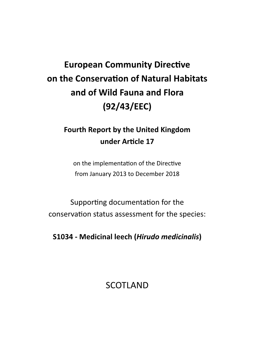 Scotland Information for S1034