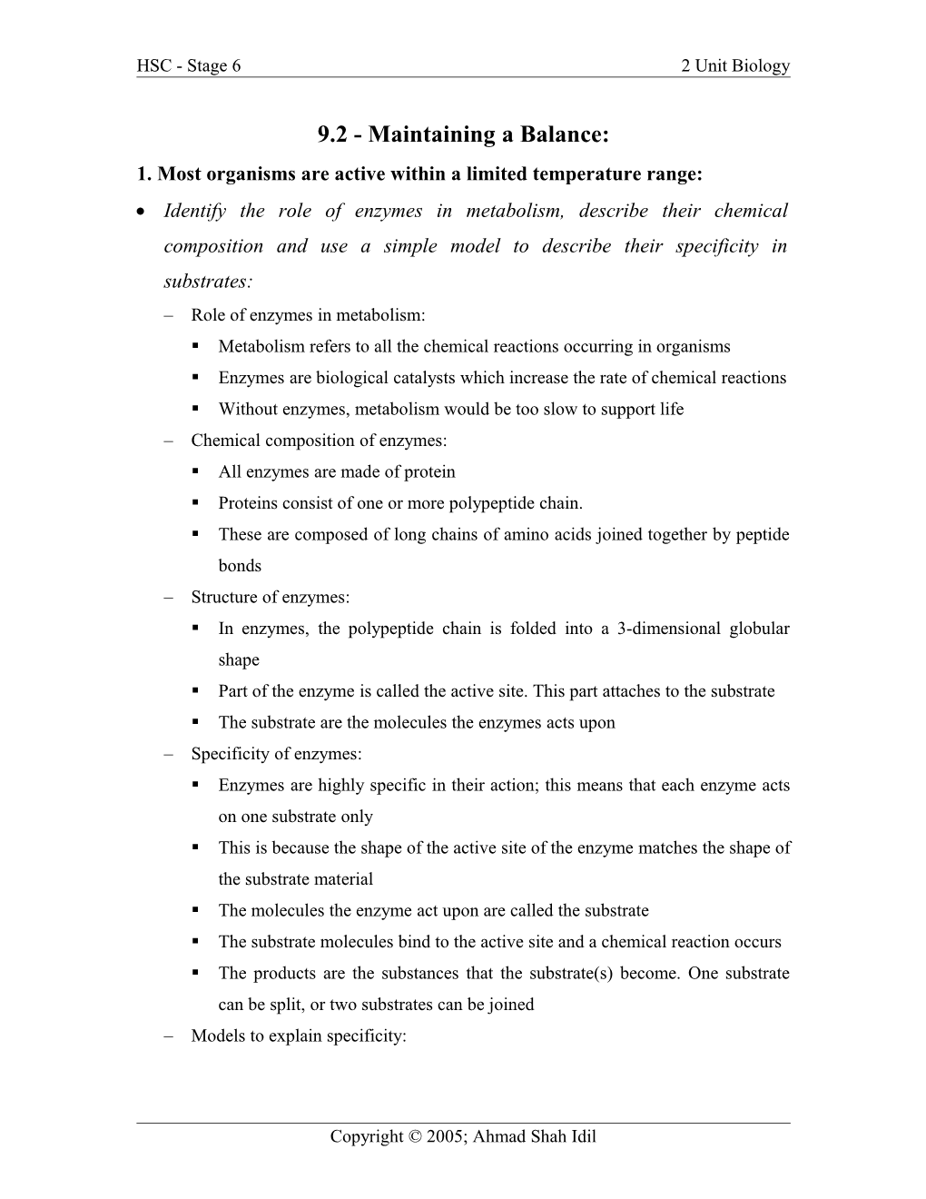 1. Most Organisms Are Active Within a Limited Temperature Range