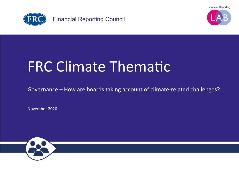 FRC Climate Thematic