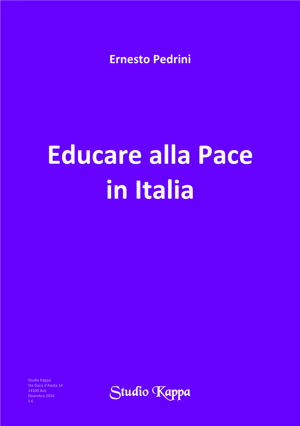 Educare Alla Pace in Italia