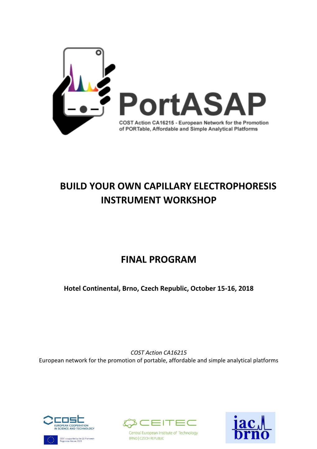 Build Your Own Capillary Electrophoresis Instrument Workshop