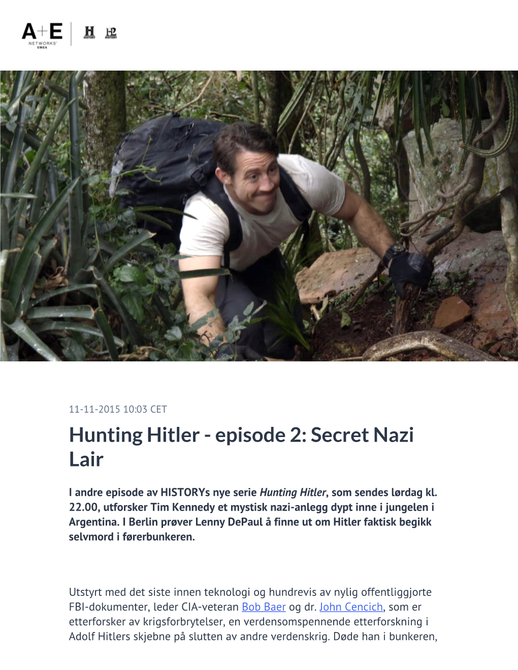Hunting Hitler - Episode 2: Secret Nazi Lair