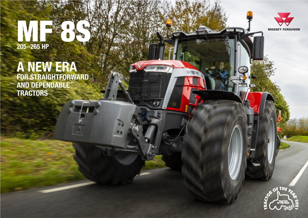 A New Era for Straightforward and Dependable Tractors 2 3