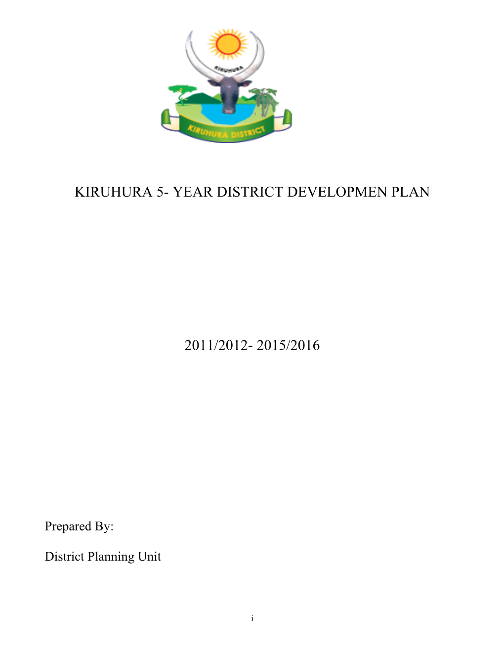 Kiruhura District Local Government MGLSD - Ministry of Gender, Labour and Social Development