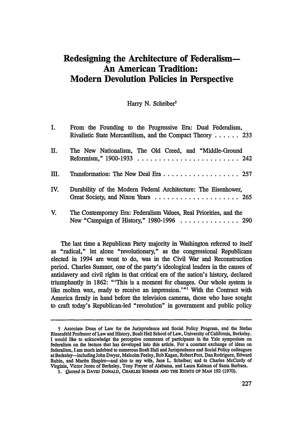 An American Tradition: Modern Devolution Policies in Perspective