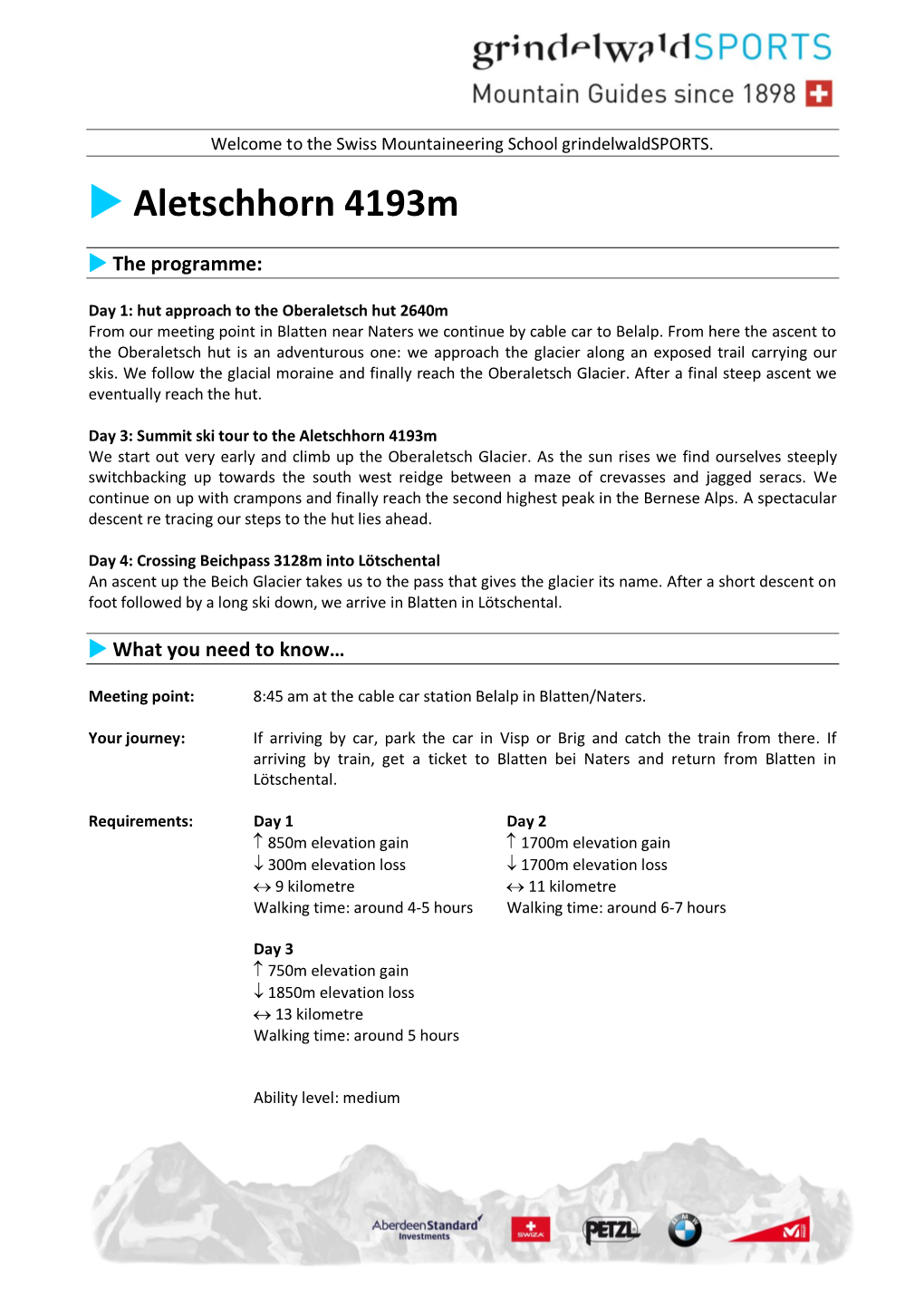 Aletschhorn 4193M