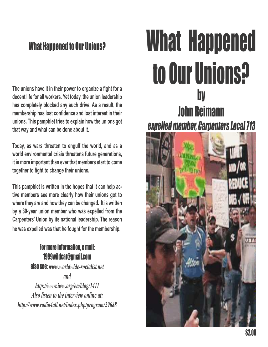 Laid out Pamphlet 2009 Edition