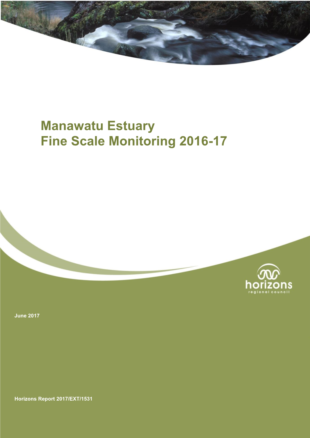 Manawatu Estuary Fine Scale Monitoring 2016-17
