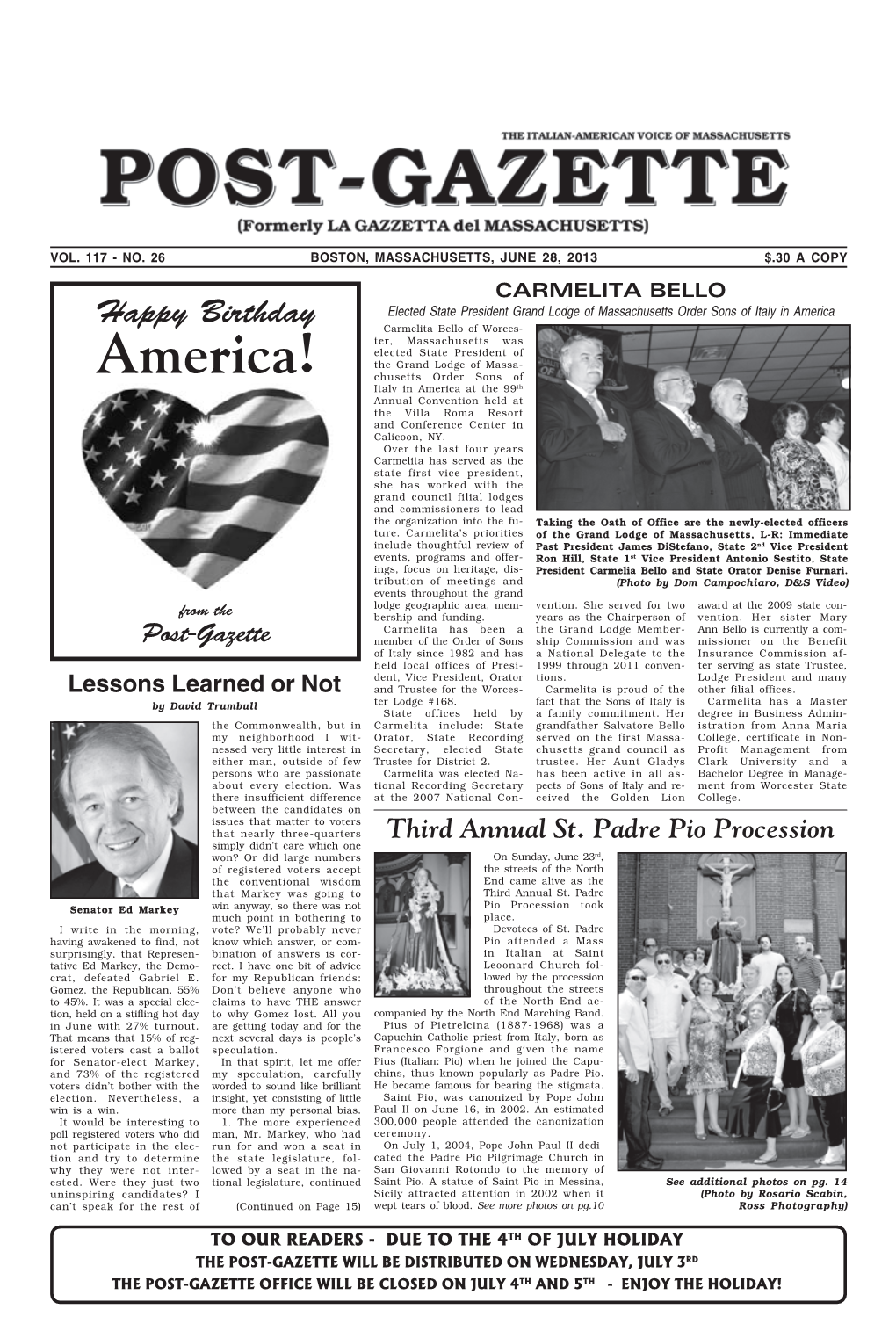 America! Chusetts Order Sons of Italy in America at the 99Th Annual Convention Held at the Villa Roma Resort and Conference Center in Calicoon, NY