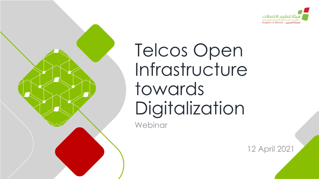 Telcos Open Infrastructure Towards Digitalization Webinar