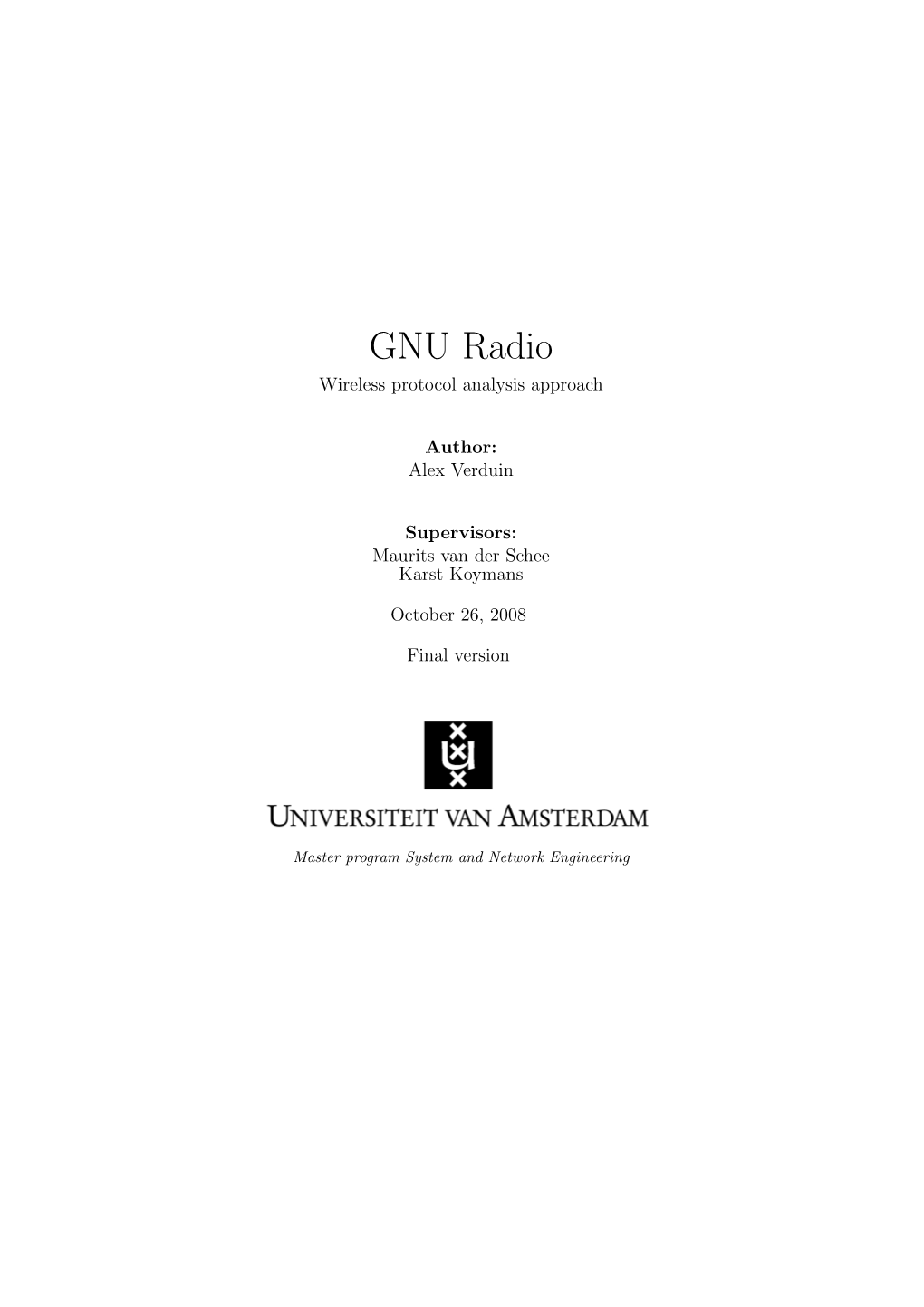 GNU Radio Wireless Protocol Analysis Approach