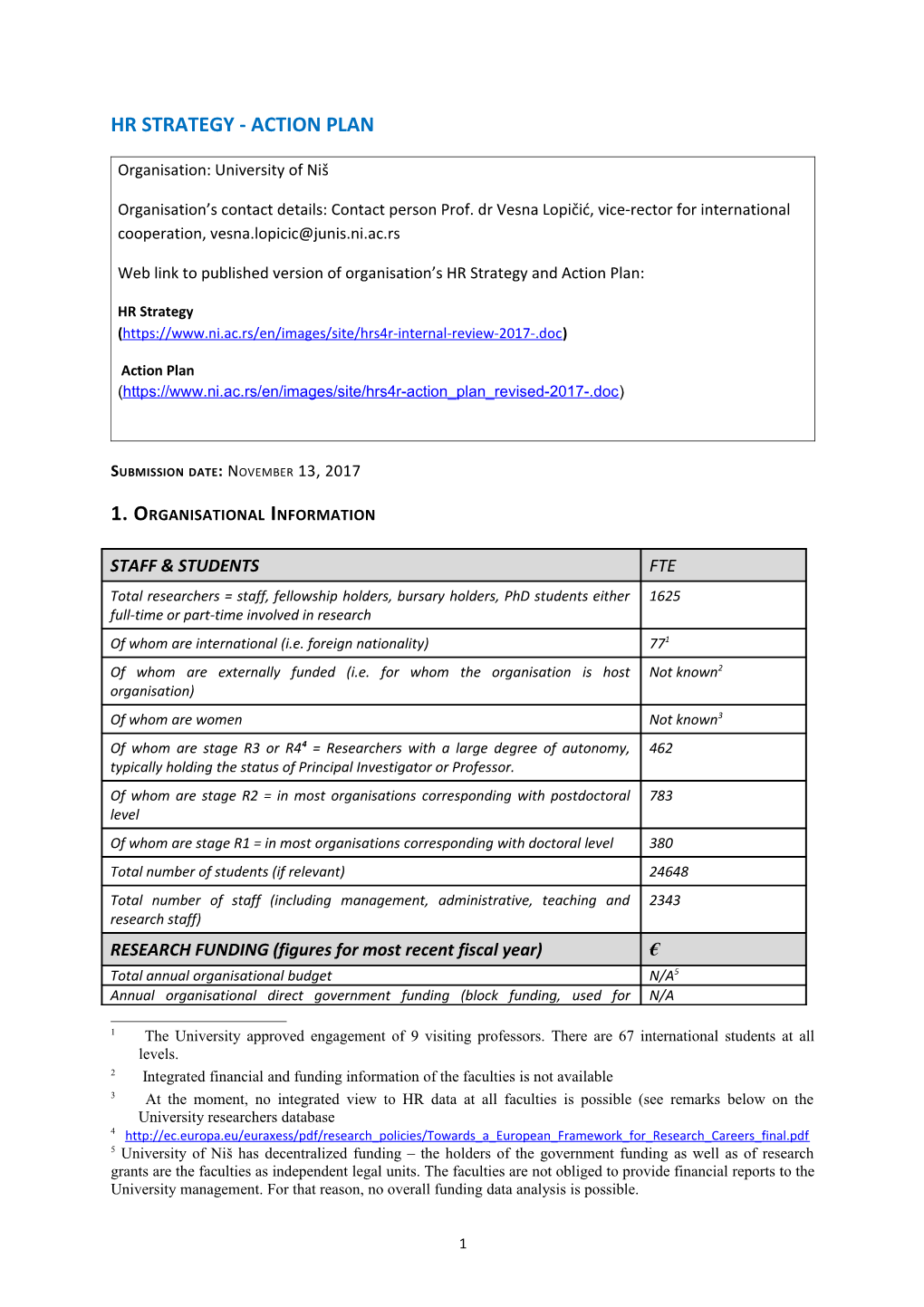 Hr Strategy - Action Plan