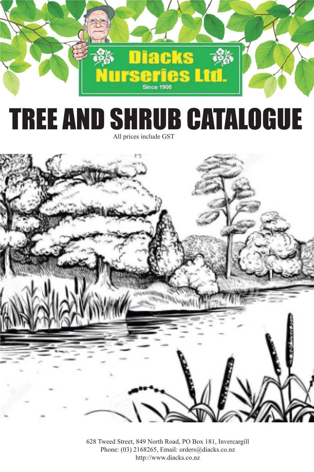 TREE and SHRUB CATALOGUE All Prices Include GST