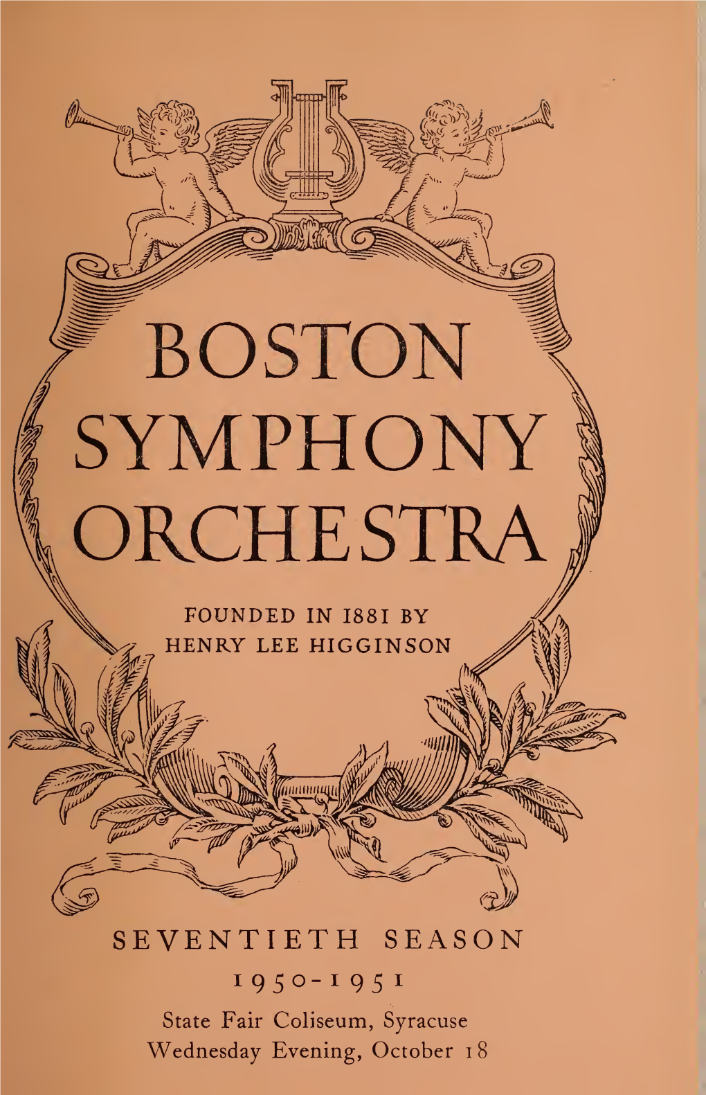 Boston Symphony Orchestra Concert Programs, Season 70, 1950