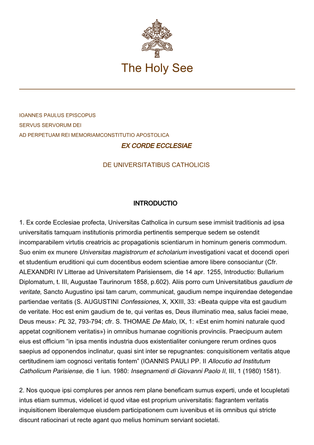 The Holy See