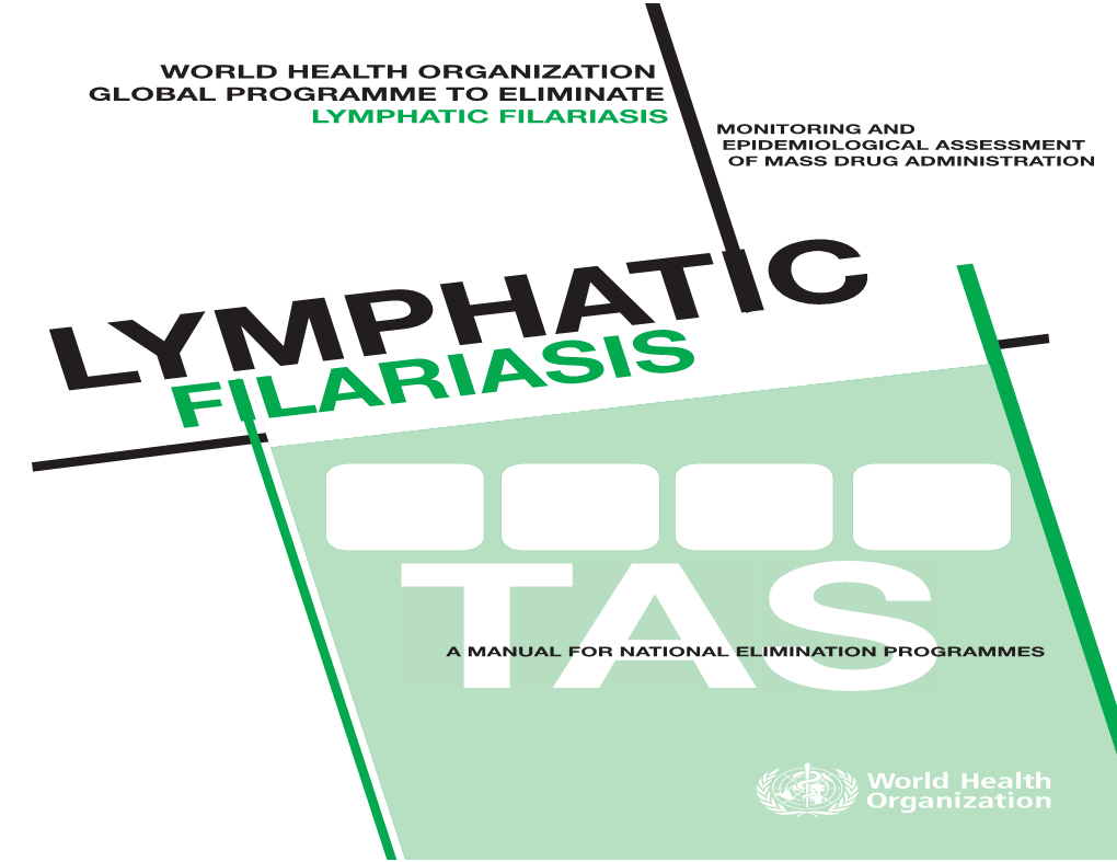 Lymphatic Filariasis Lymphatic Filariasis World Health Organization World Health