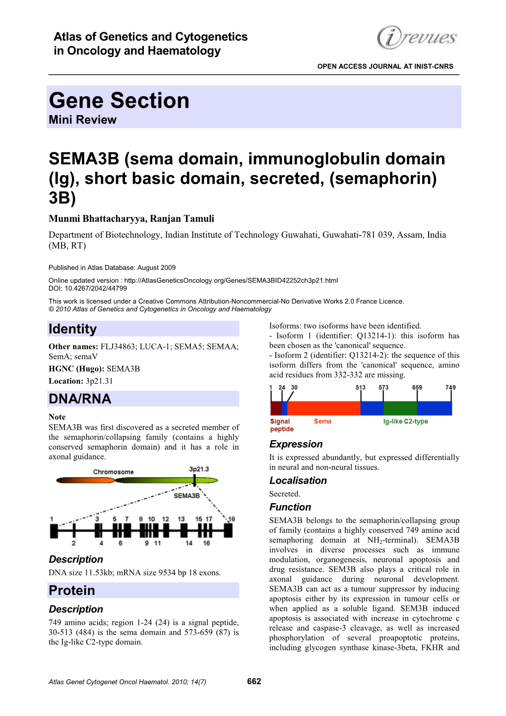 Gene Section Mini Review