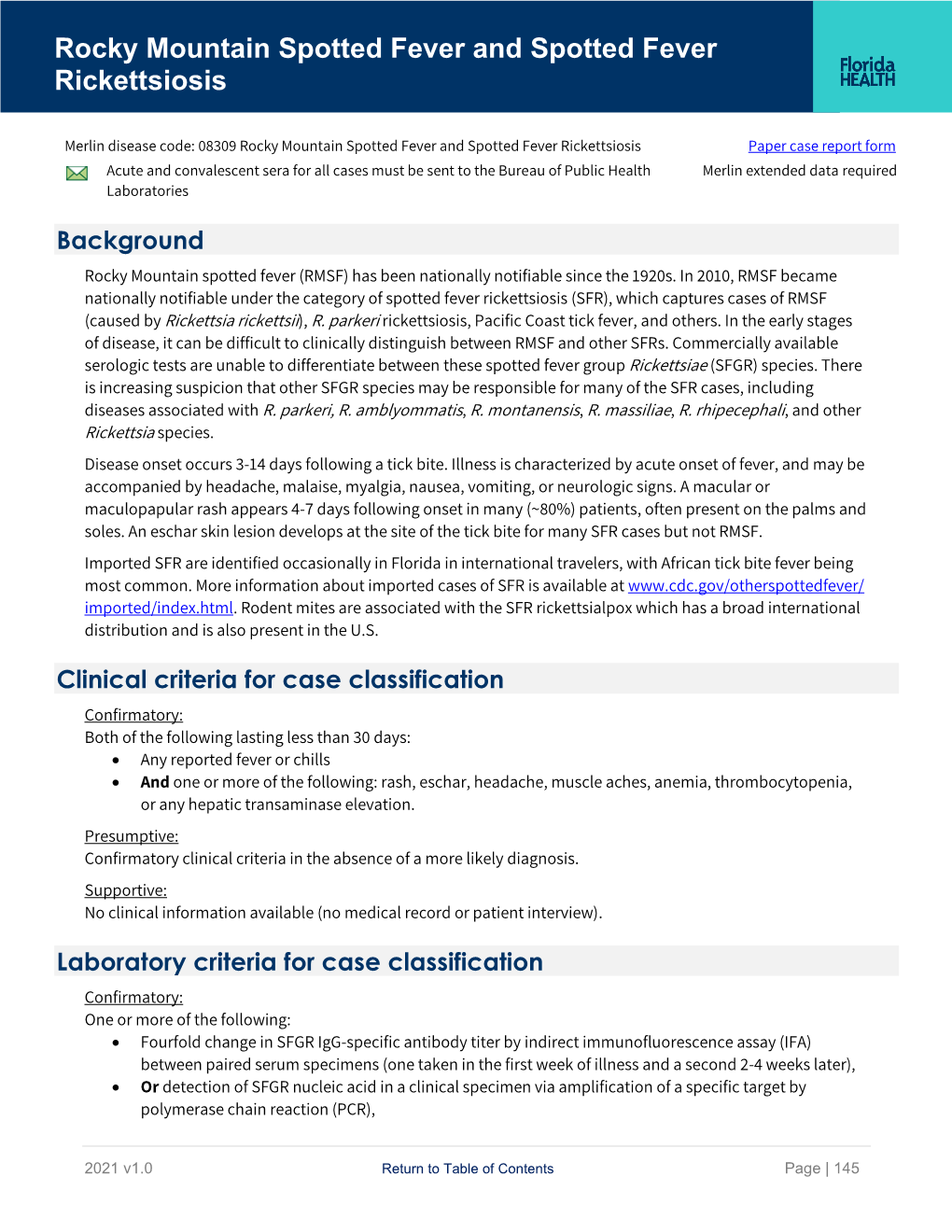 Acute Arboviral Disease