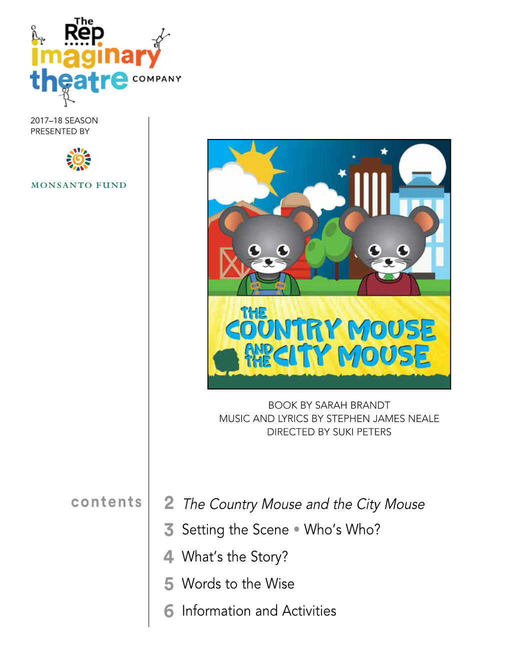 2 the Country Mouse and the City Mouse 3 Setting the Scene • Who's