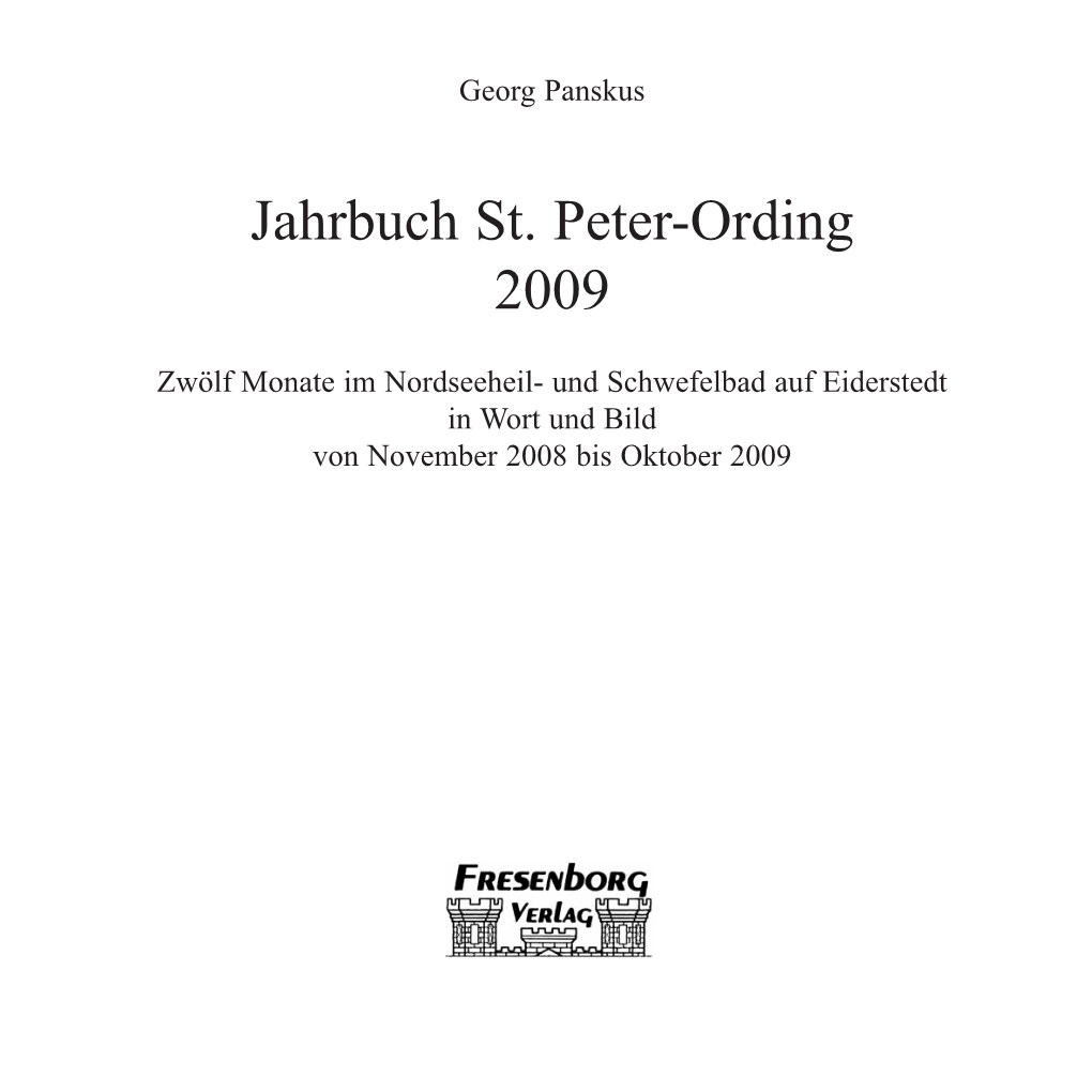 Jahrbuch St. Peter-Ording 2009