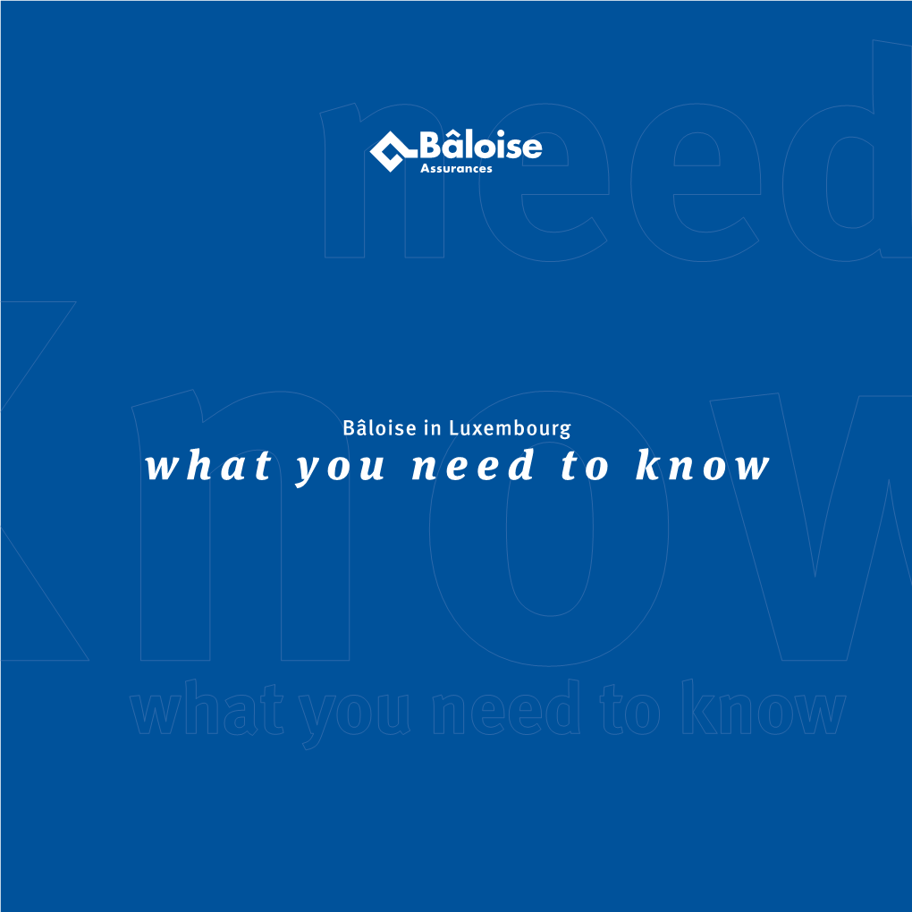 What You Need to Know to Knowwhat You Need to Know Making Life