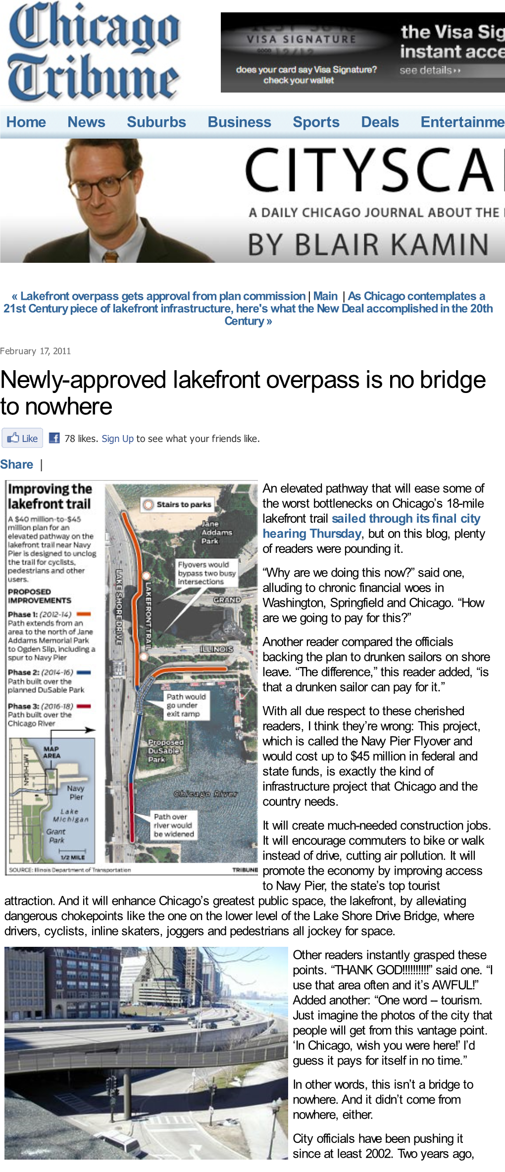 Cityscapes: Newly-Approved Lakefront Overpass Is No Bridge to Nowhere