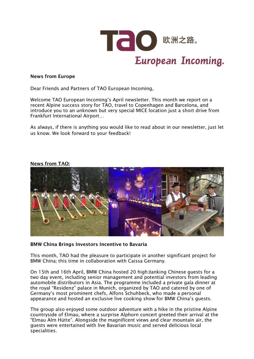 April Newsletter