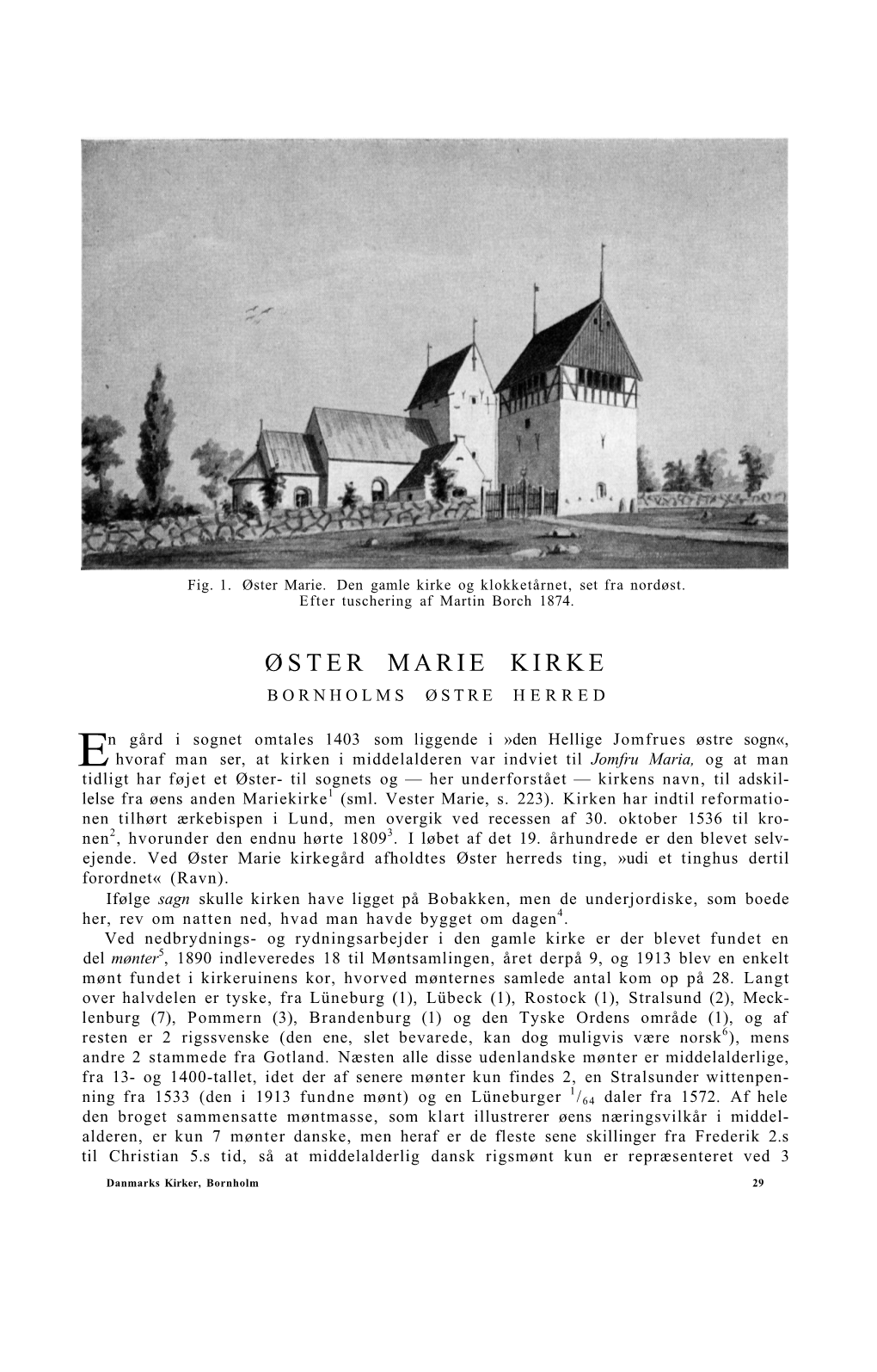 Øster Marie Kirke Bornholms Østre Herred