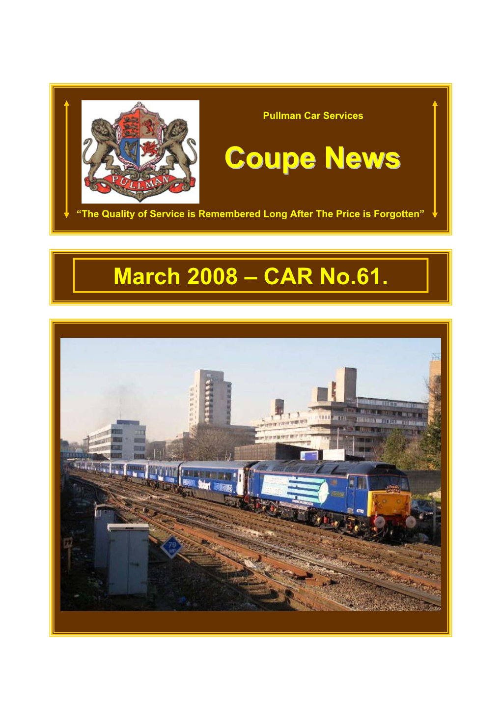 Coupe News No: 61