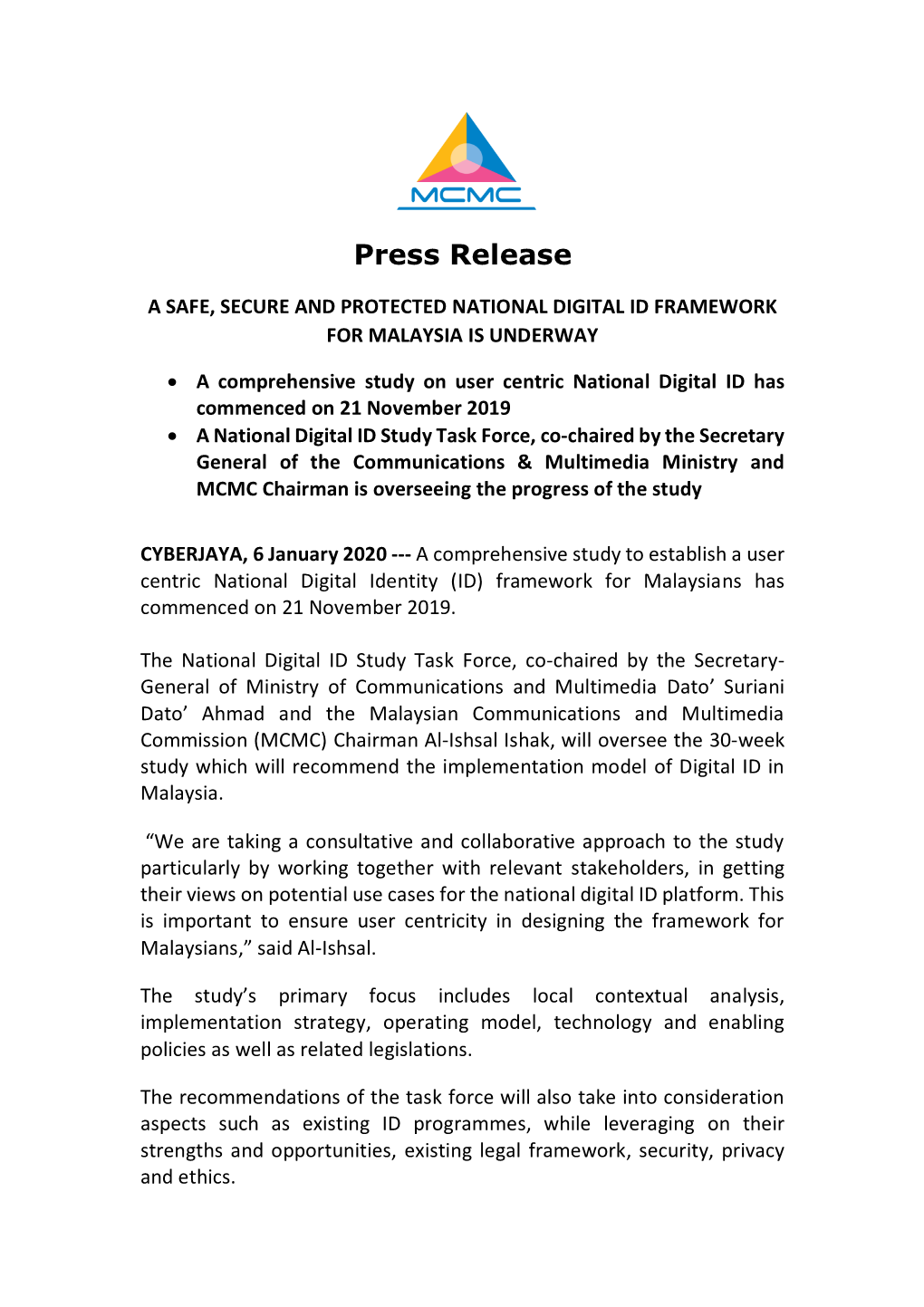 Press Release