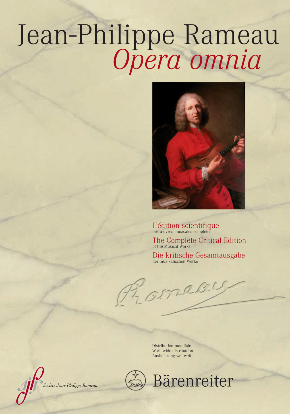 Jean-Philippe Rameau Opera Omnia