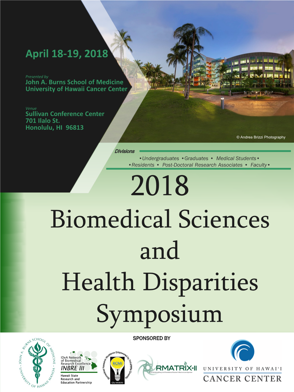 2018 Biomedical Sciences and Health Disparities Program