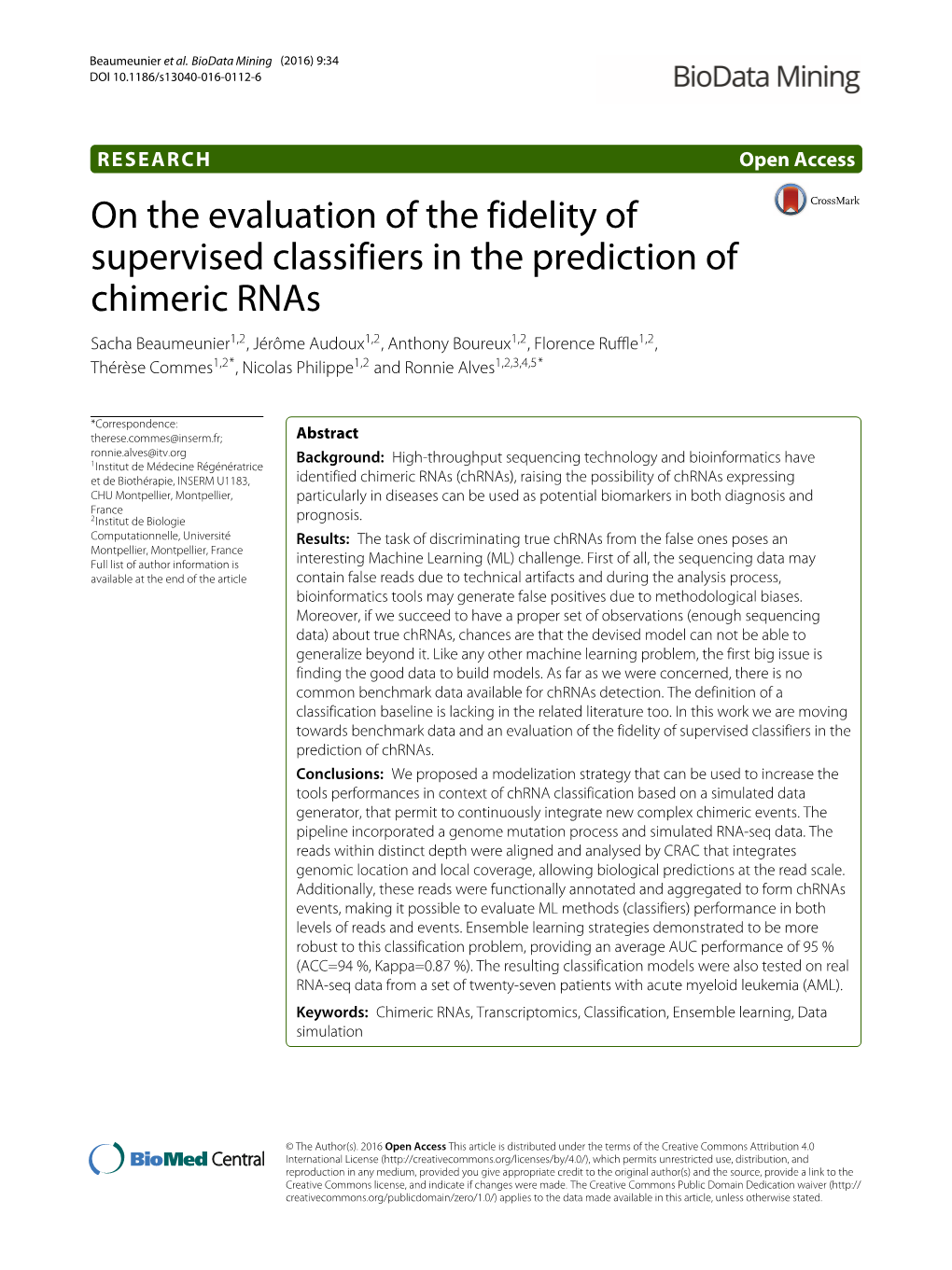 On the Evaluation of the Fidelity of Supervised Classifiers in The