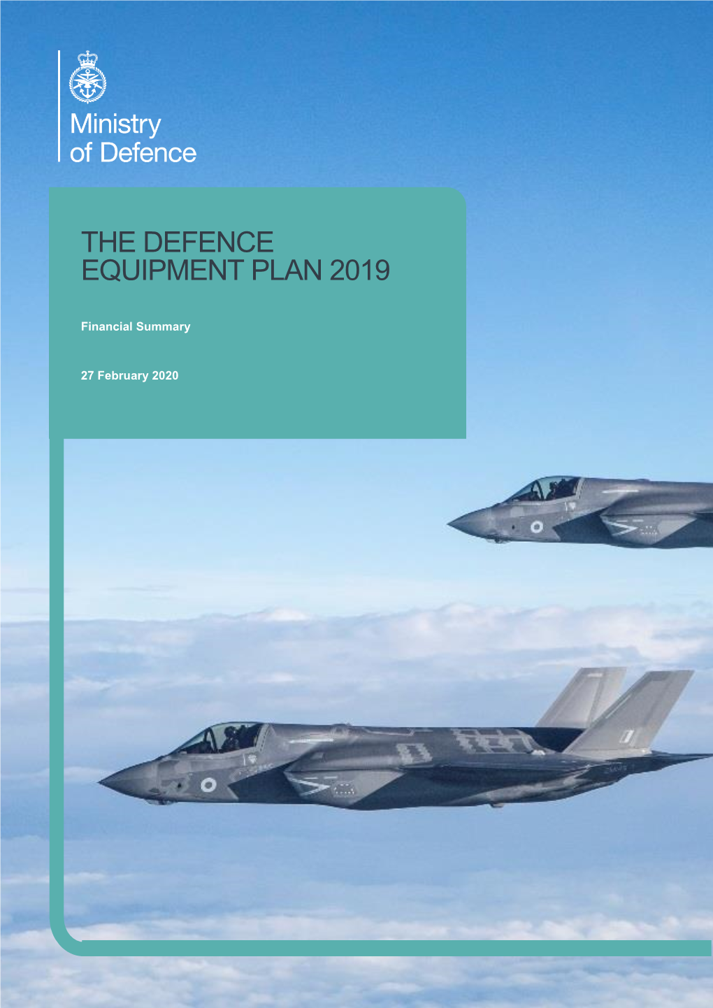 The Defence Equipment Plan 2019