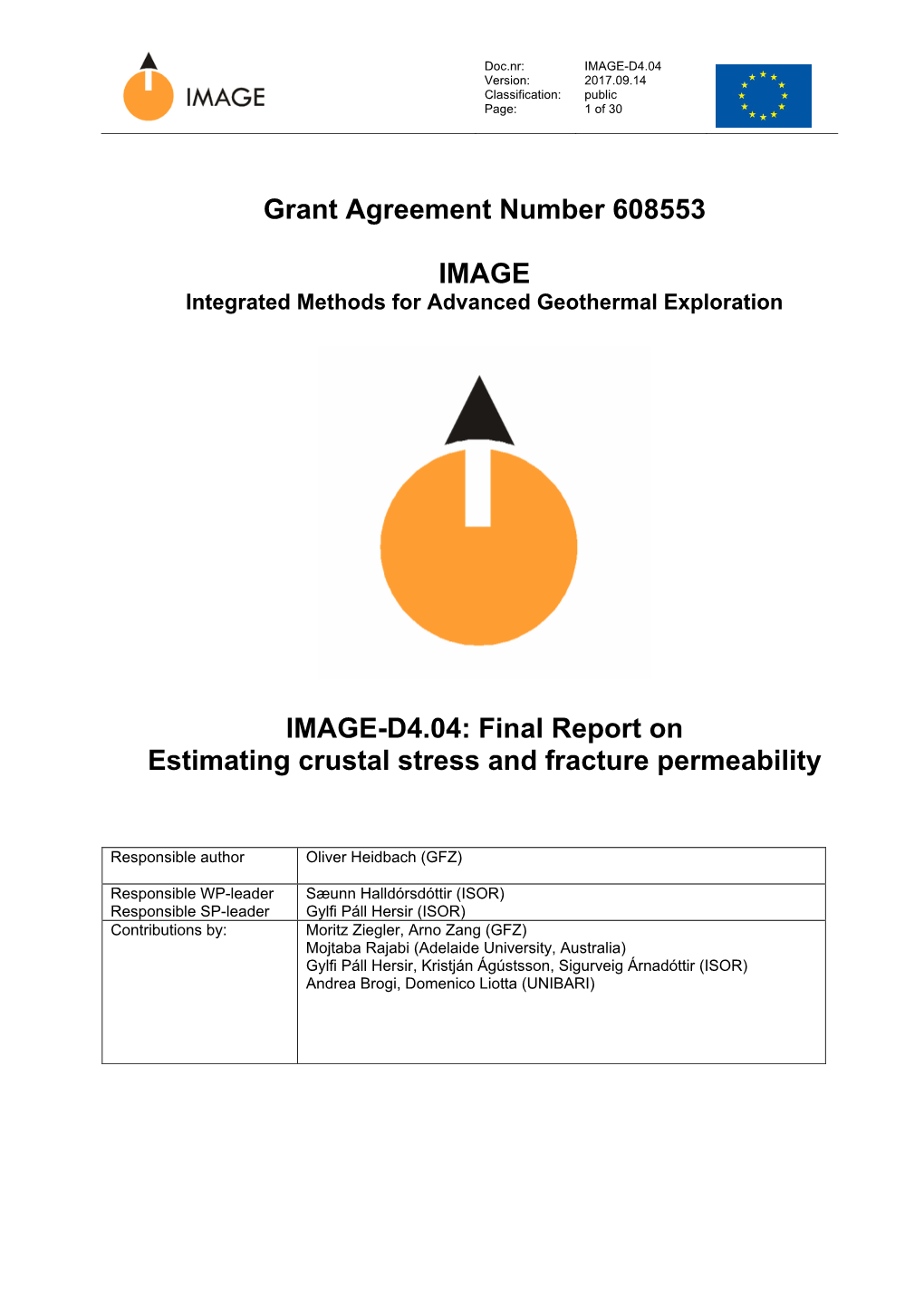 Final Report on Estimating Crustal Stress and Fracture Permeability