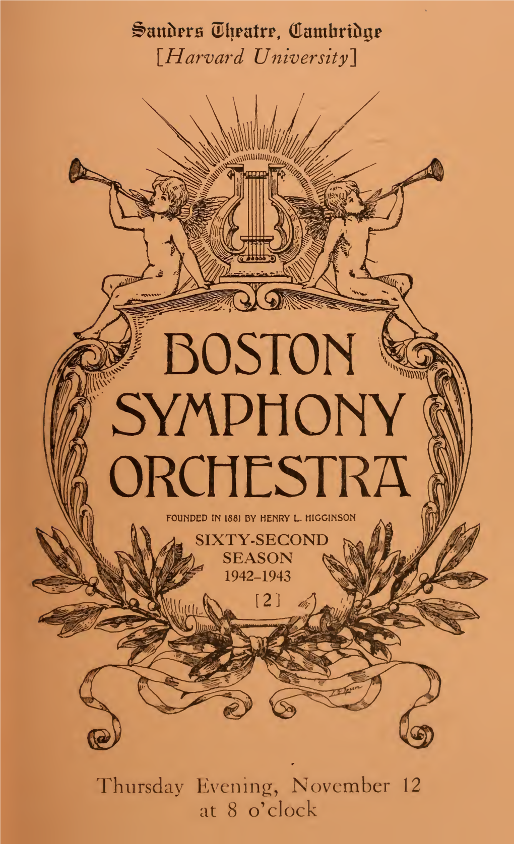 Boston Symphony Orchestra Concert Programs, Season 62,1942