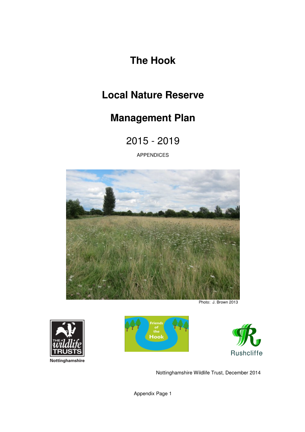 The Hook Local Nature Reserve Management Plan 2015