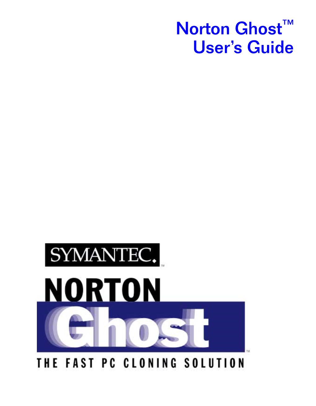 Norton Ghost User's Guide