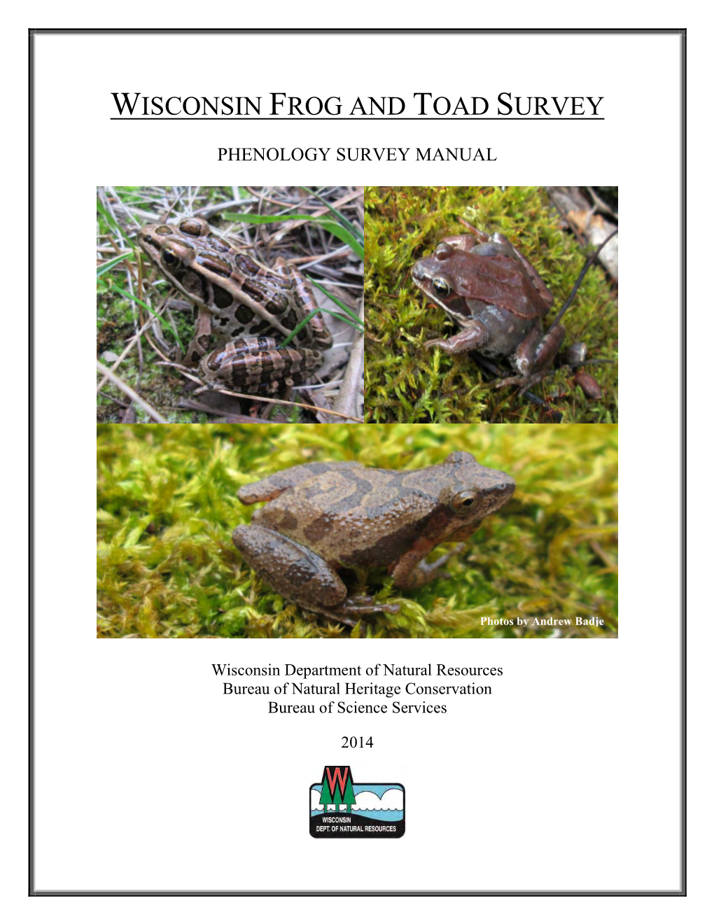 Wisconsin Frog and Toad Survey