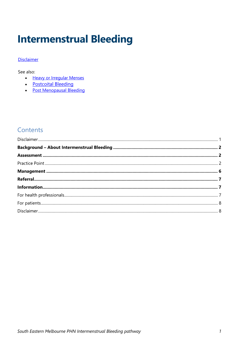 SEMPHN Pathways