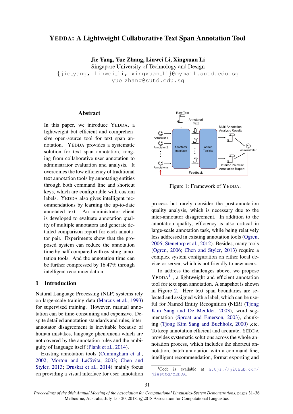 YEDDA: a Lightweight Collaborative Text Span Annotation Tool