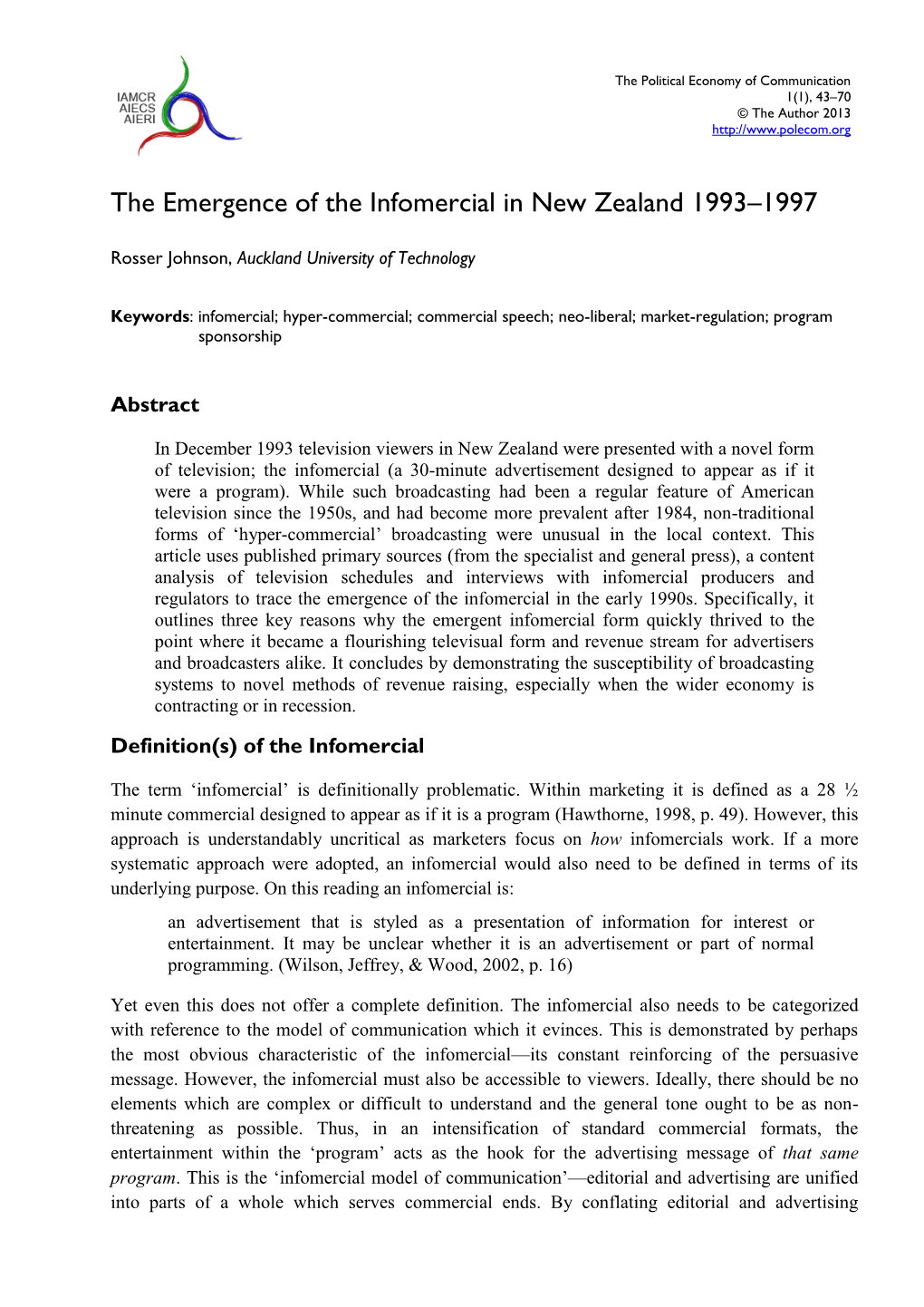 Television Broadcasting in New Zealand