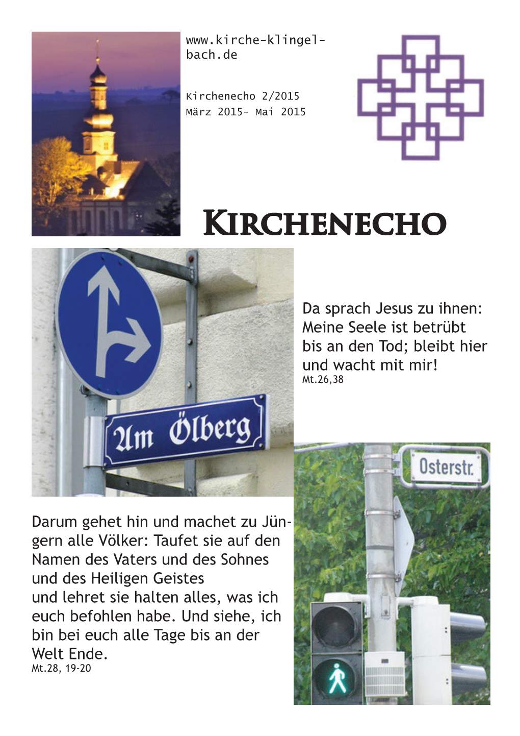 Kirchenecho 2/2015 März 2015- Mai 2015