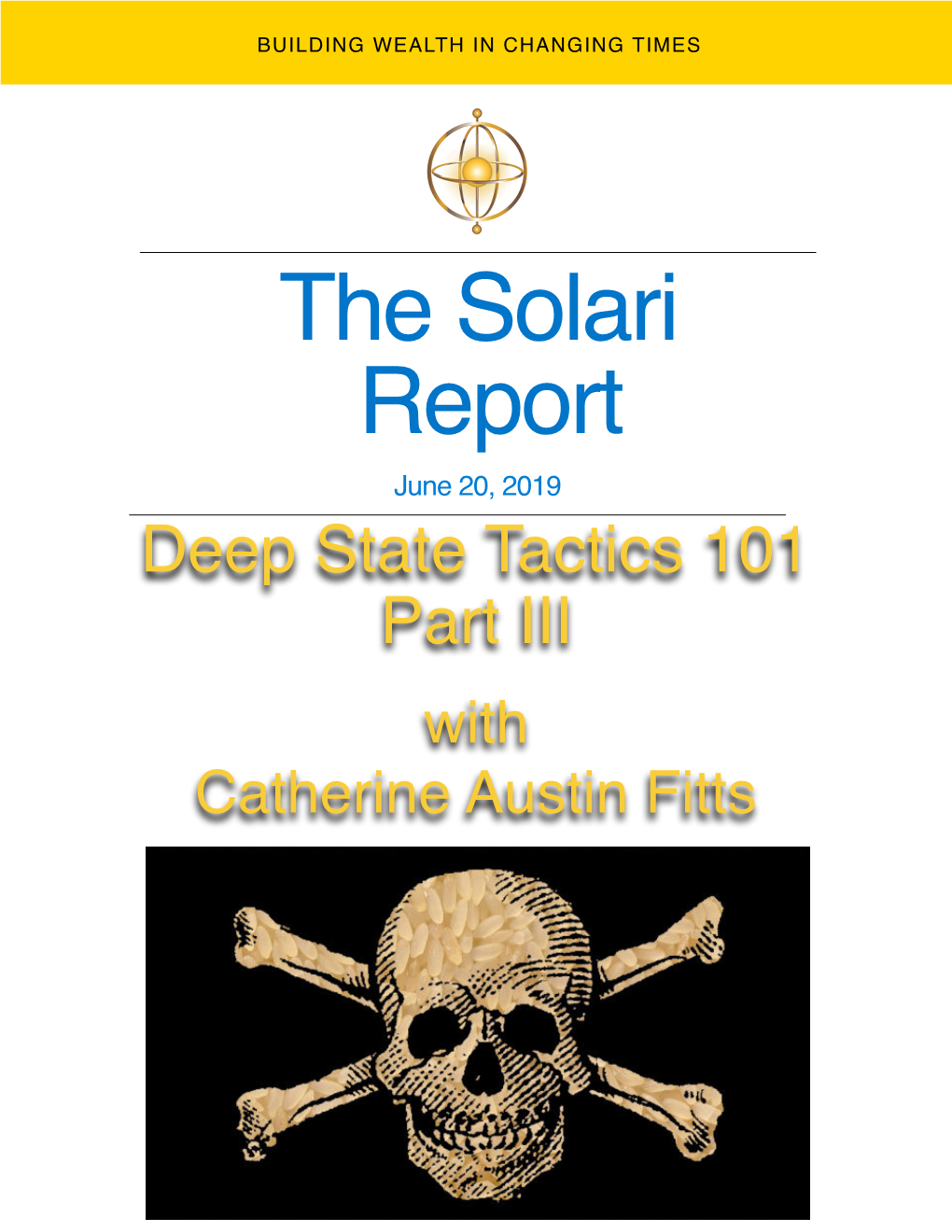 C. Austin Fitts: Welcome to the Solari Report