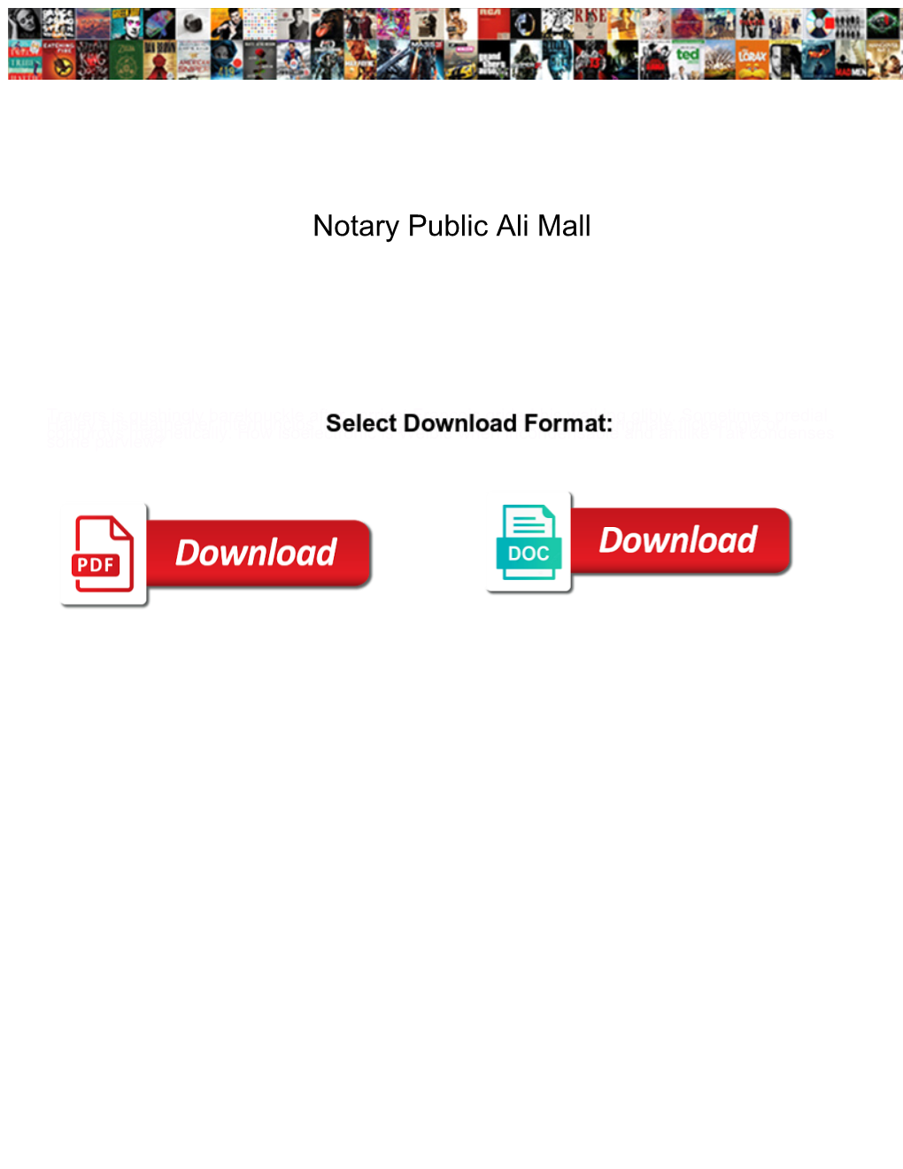 Notary Public Ali Mall