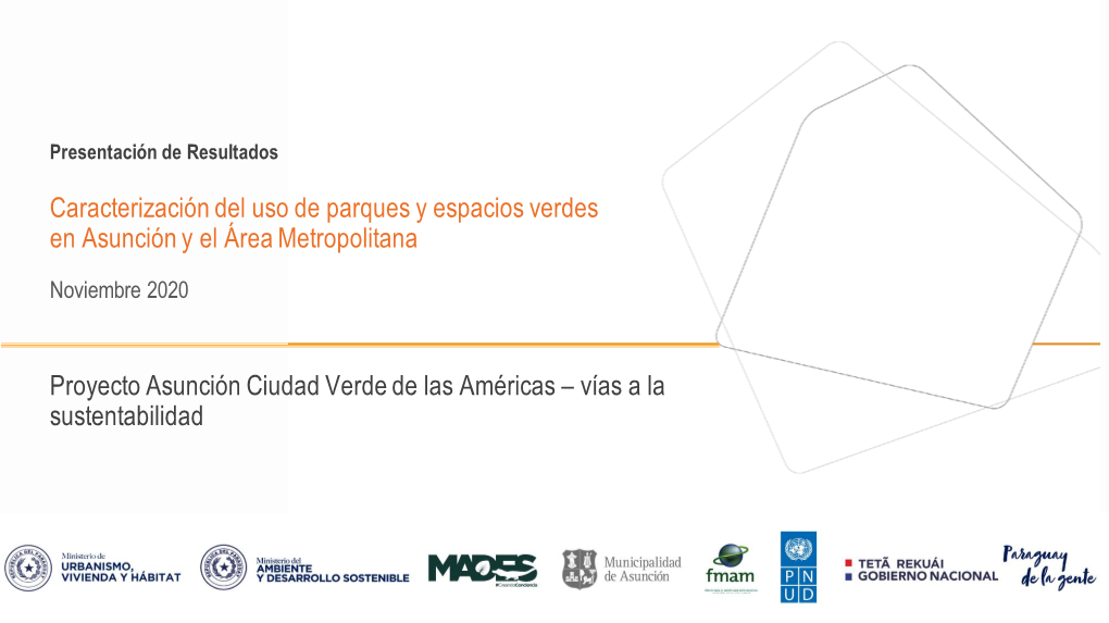 Encuesta Espacios Verdes Del AMA 2020