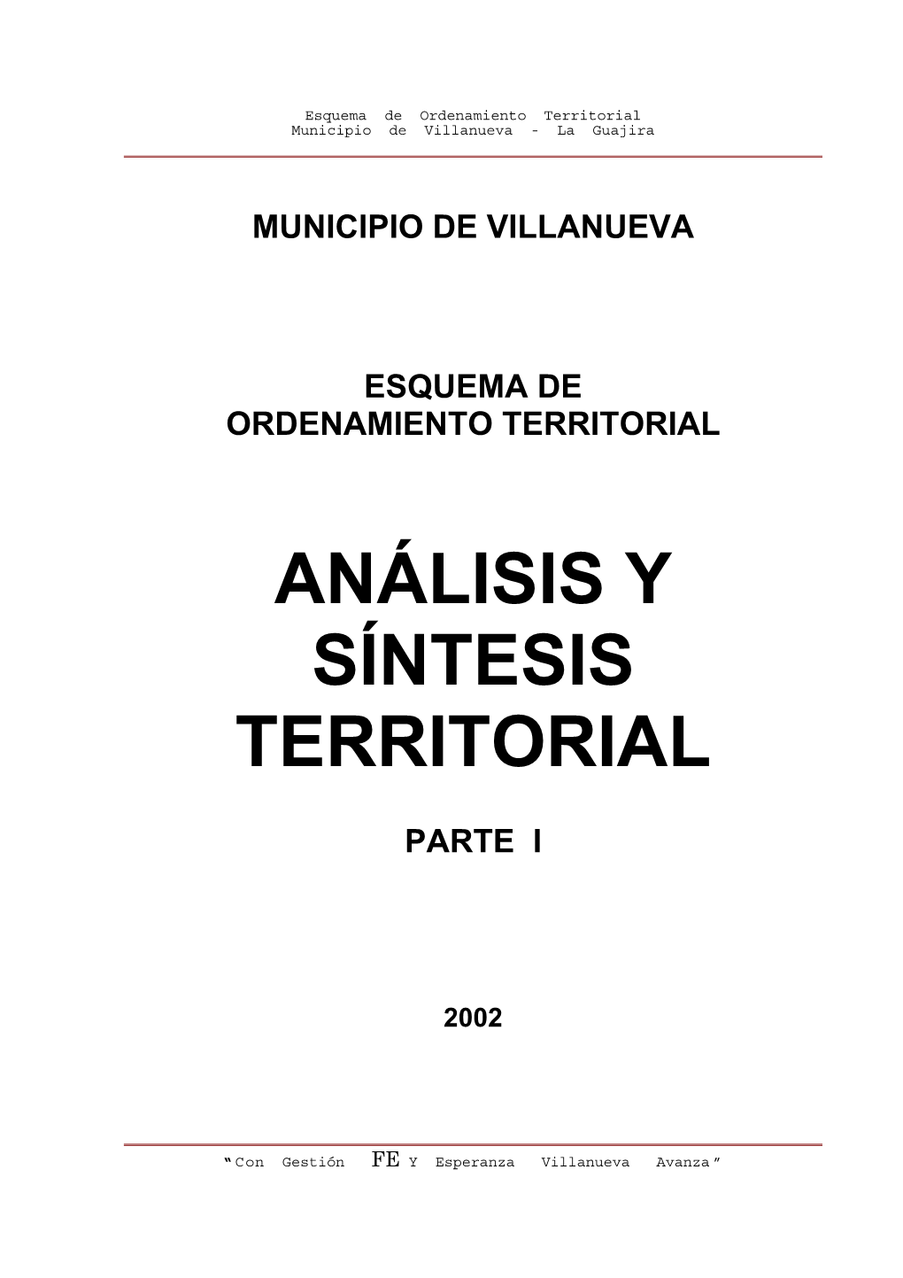 Análisis Y Síntesis Territorial